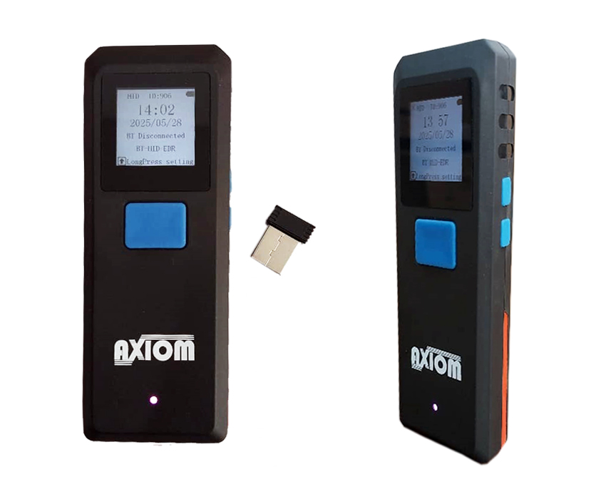بارکد اسکنر بیسیم دو بعدی دارای صفحه نمایش برند AXIOM مدل CS 6290